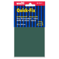 Flickstoff Quick-Fix 12 x 39 cm - tannengrün